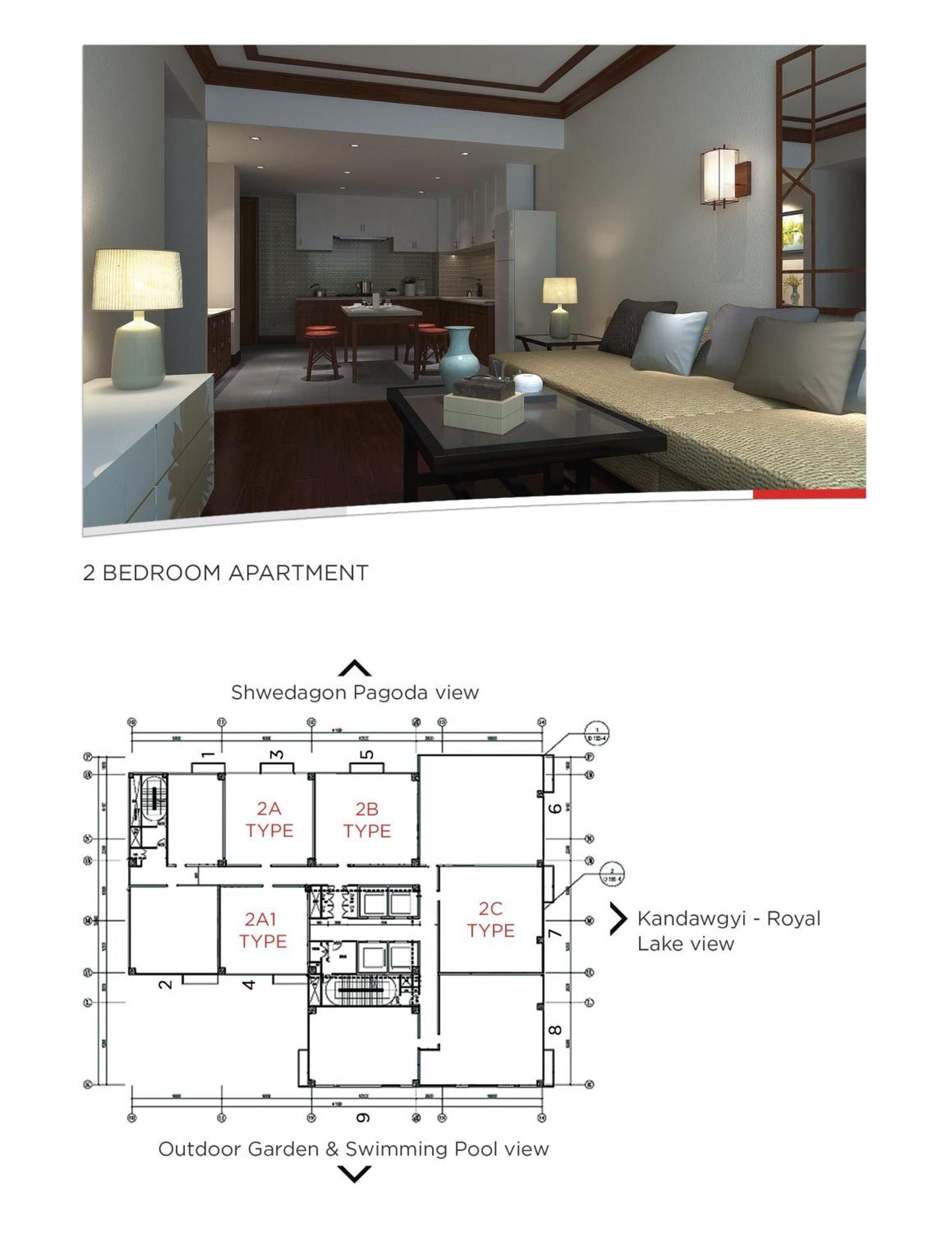 Kantharyar Serviced Apartment ヤンゴン エクステリア 写真